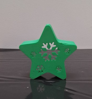Christmas Star Shape Decoration - Image 2